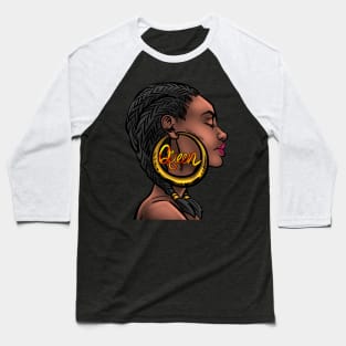 Strong Black Queen Phenomenal Woman Melanin Afro American Baseball T-Shirt